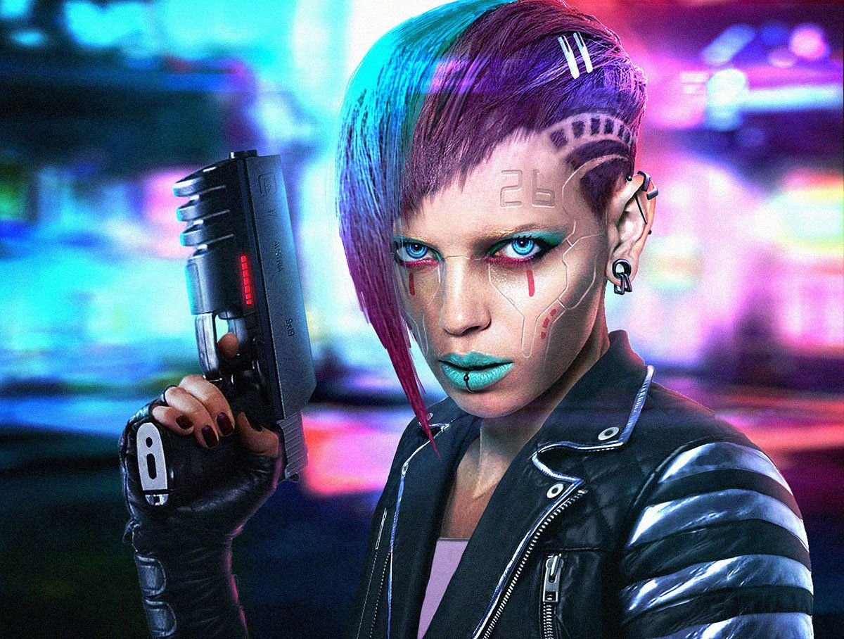 Кибер готы Cybergoth Terror Night