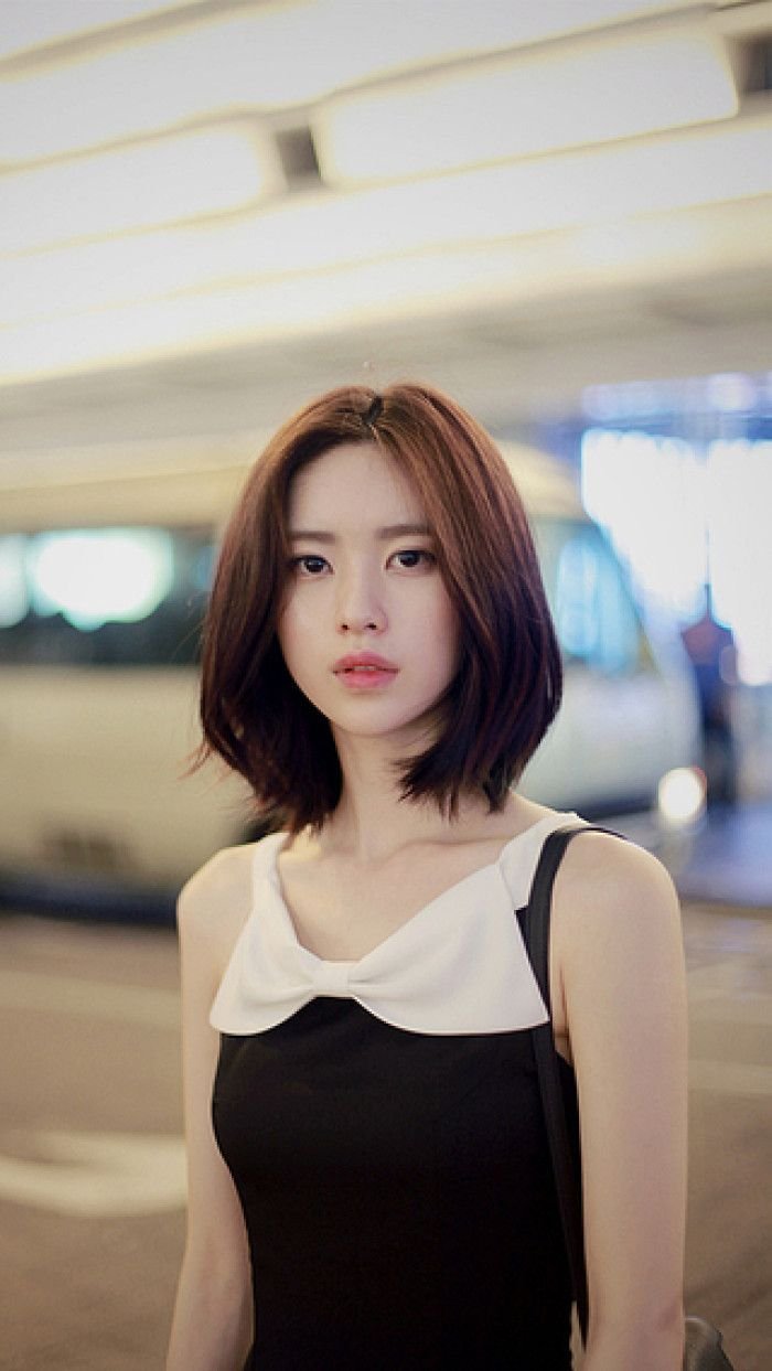Yoon Sun young с длинными волосами