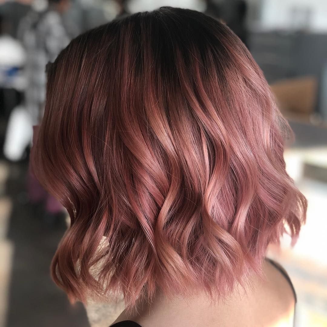 Розовый шоколад цвет волос