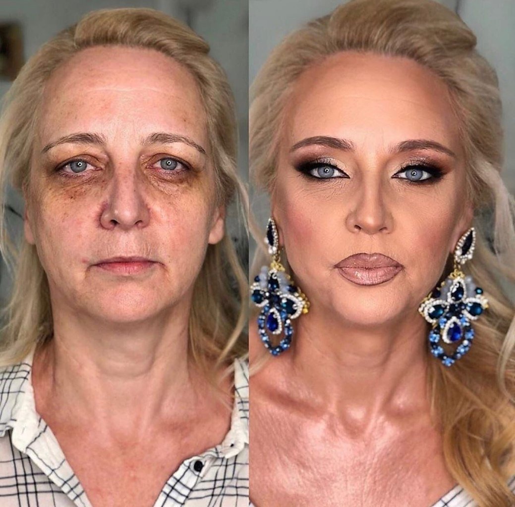 Возрастной макияж глаз