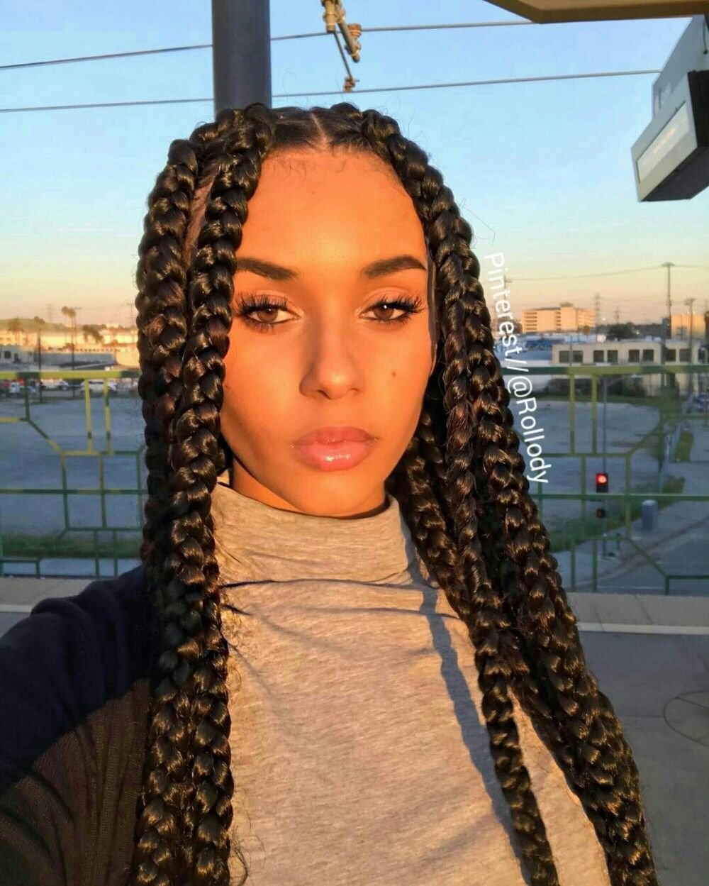Толстые косы Box Braids