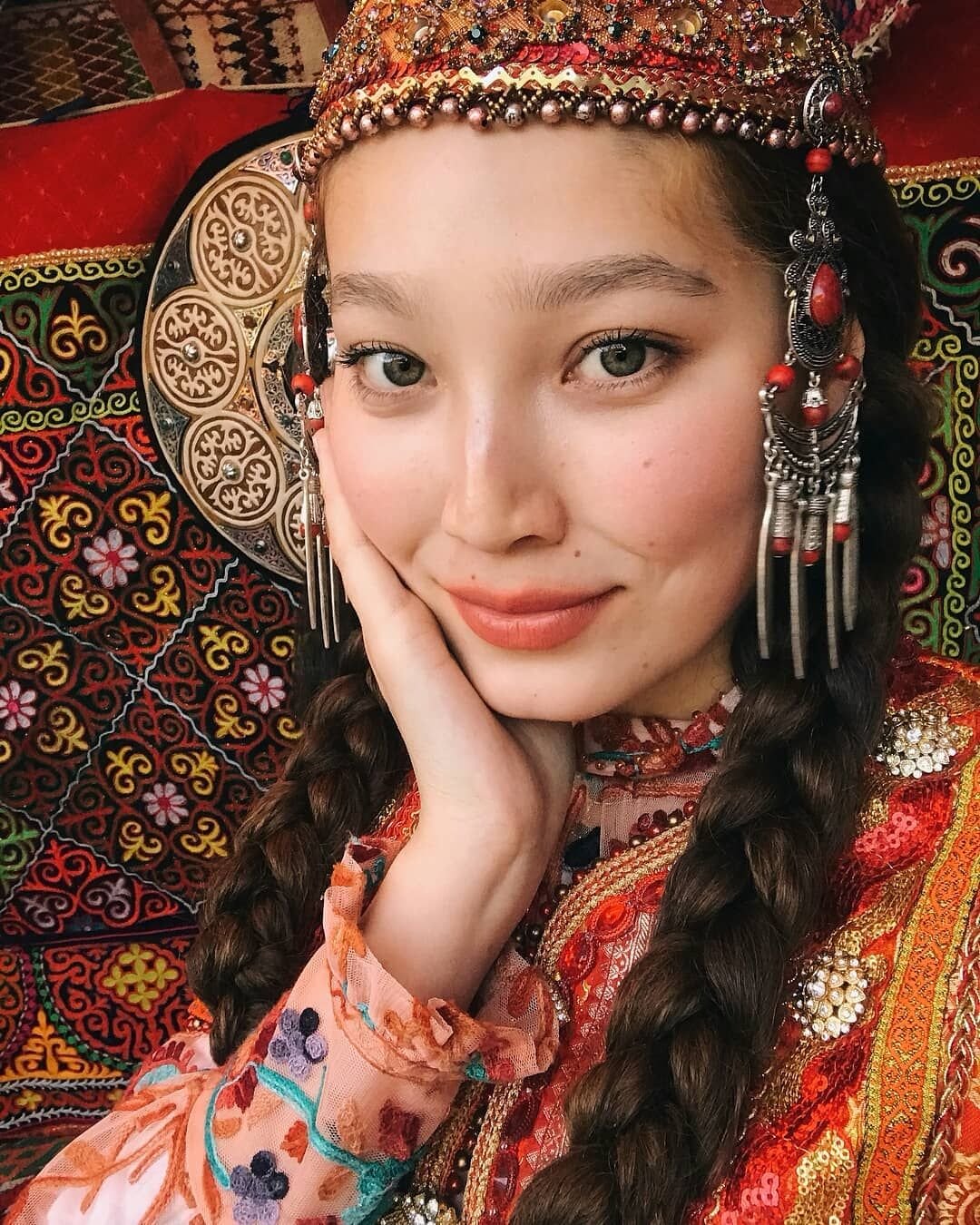 Диана Коркунова селфи