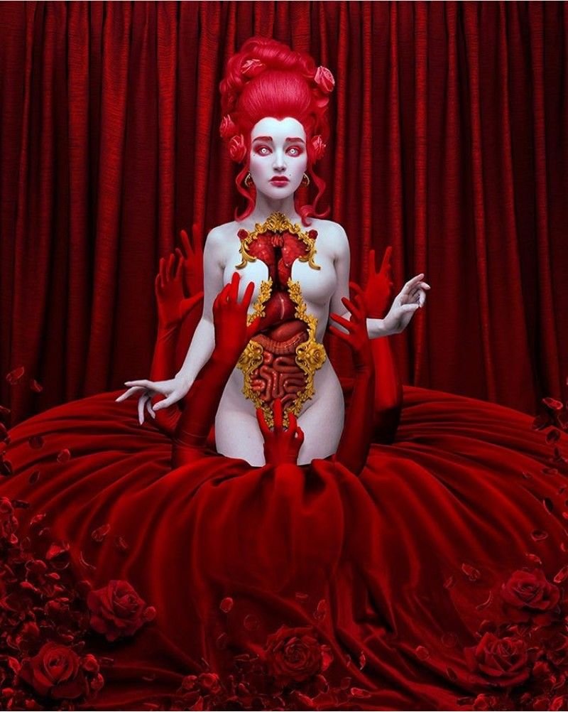 Эмма Ригби красная Королева