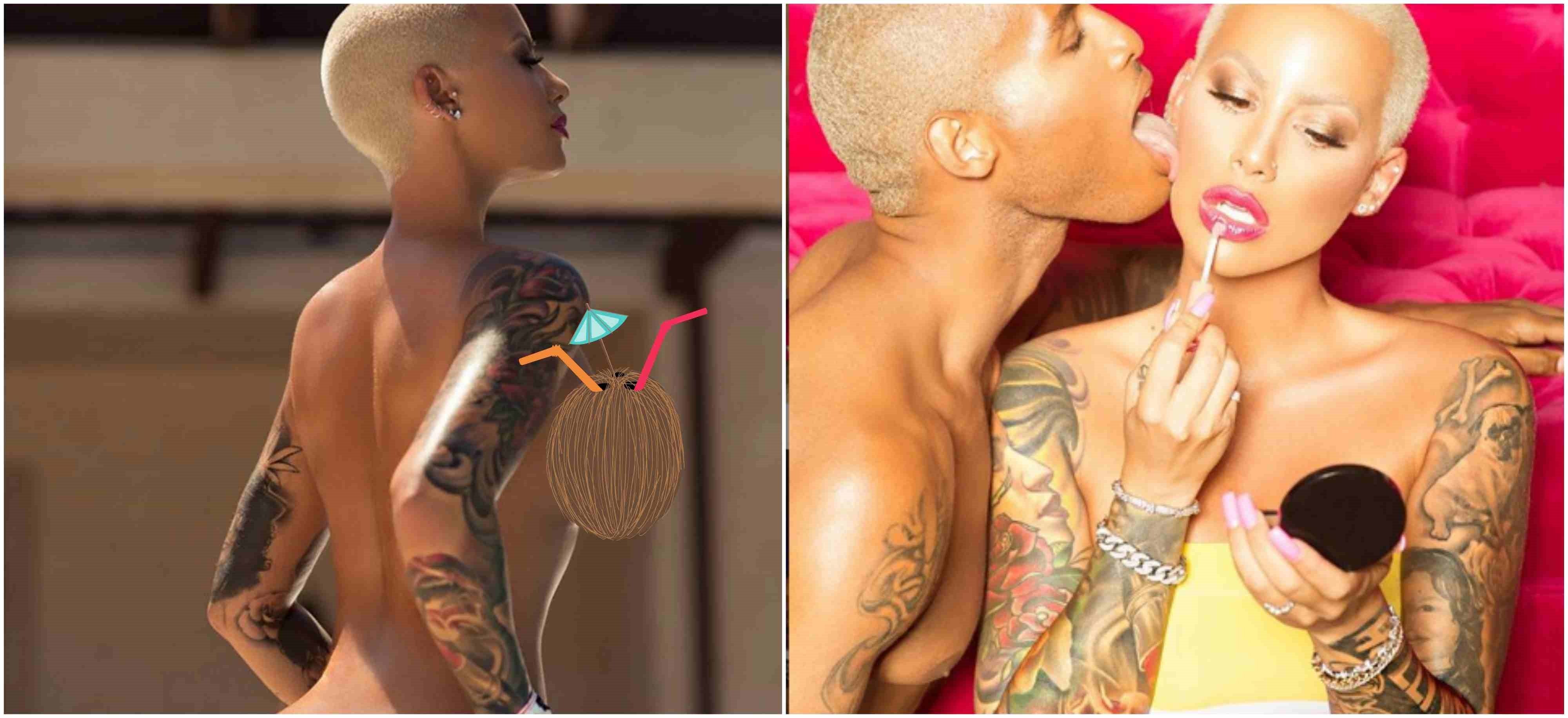 Amber Rose Loves Masturbating In Front Of The Mirror