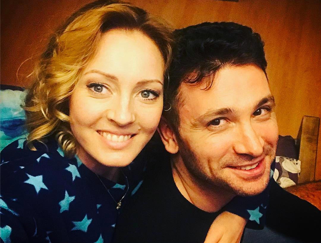 Актер Антон Хабаров и Елена Хабарова