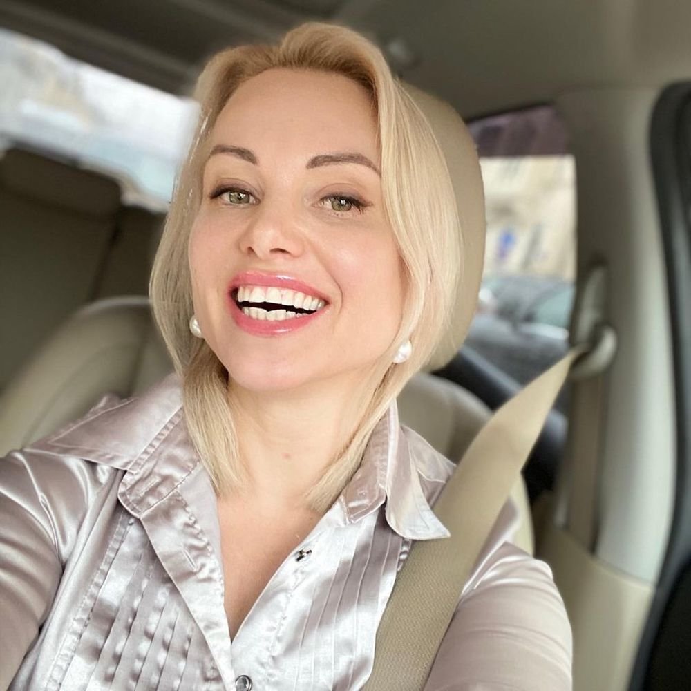 Марина Овсянникова с первого канала