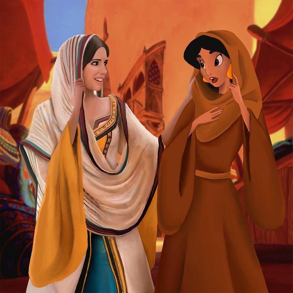 Disney: Аладдин фильм: Жасмин.