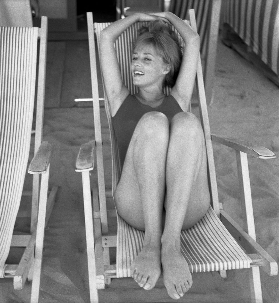 Жанна Моро Jeanne Moreau ню