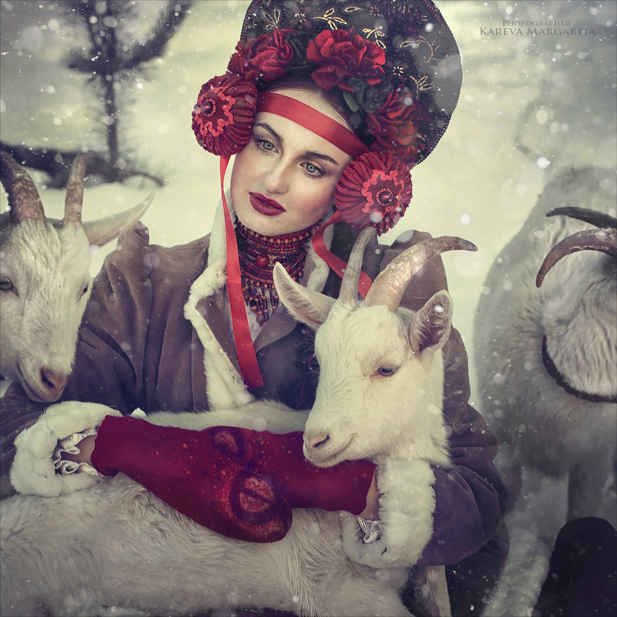 Маргарита Карева кокошник