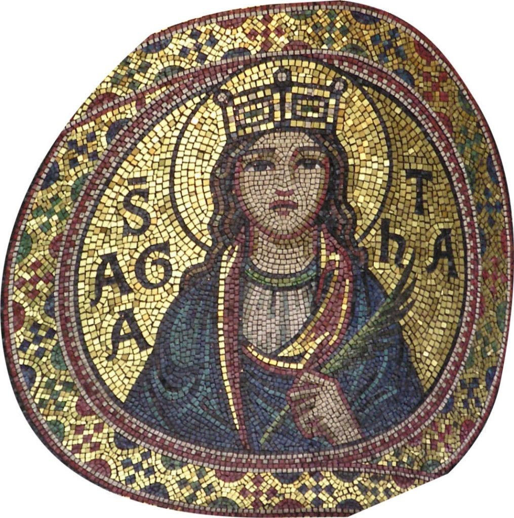 Мозаика Святая Агата Монреаль
