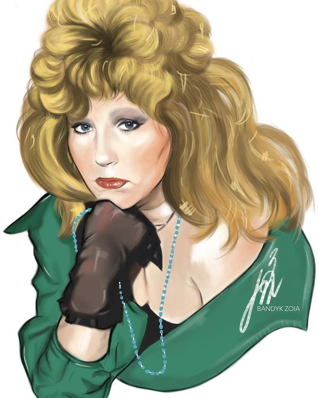Алла Пугачева портрет