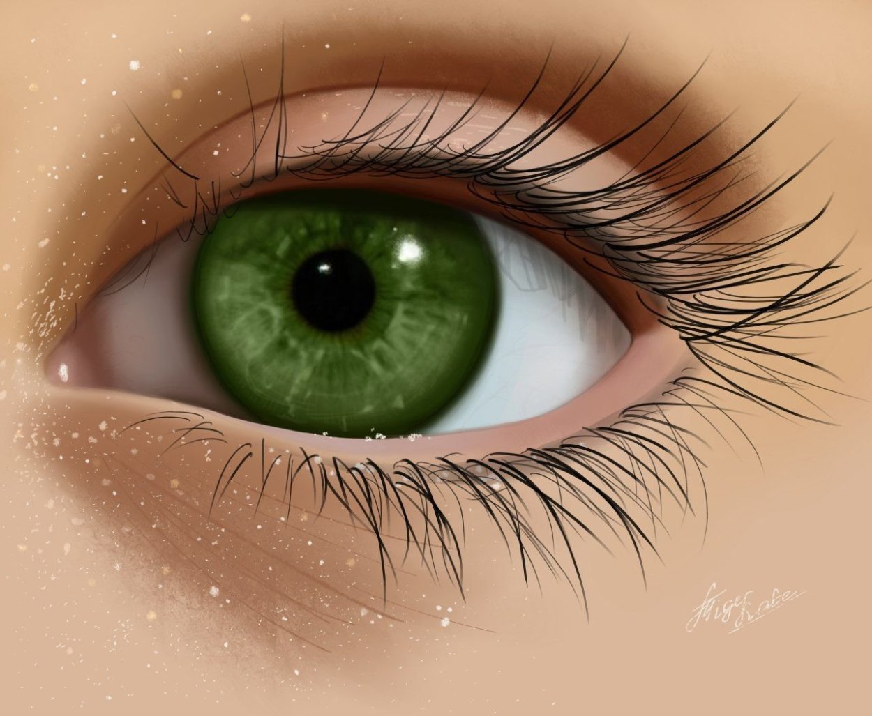 Зелено желтые глаза