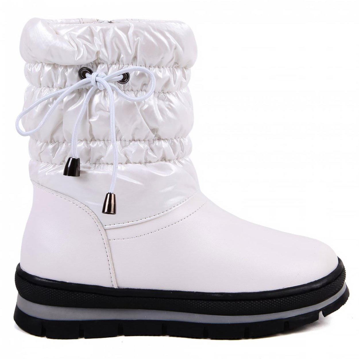 Зимние белые луноходы Moon Boots
