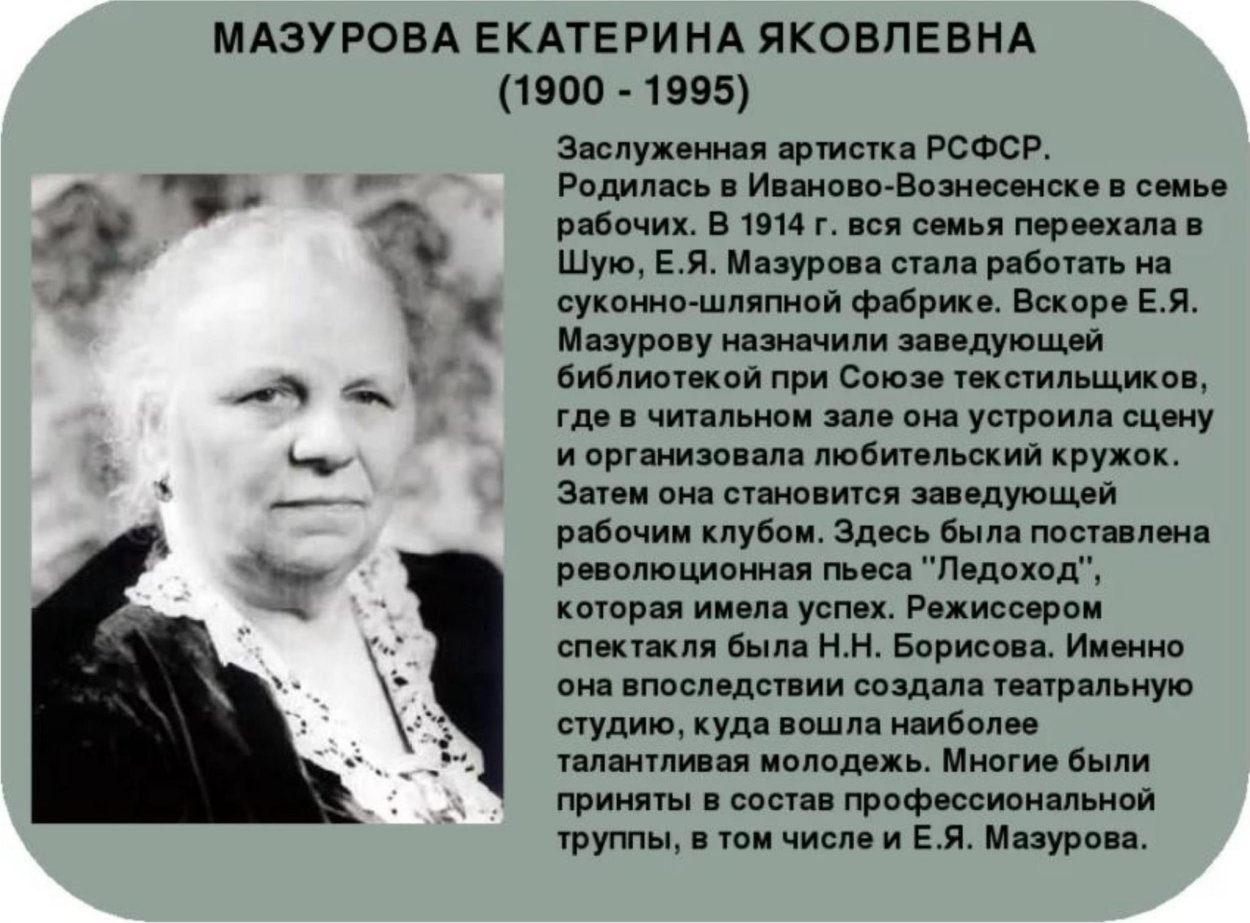 Известные люди города Шуя Ивановской области