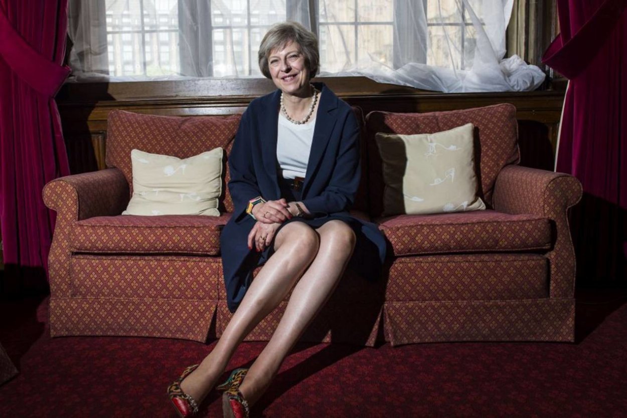 Theresa May в молодости