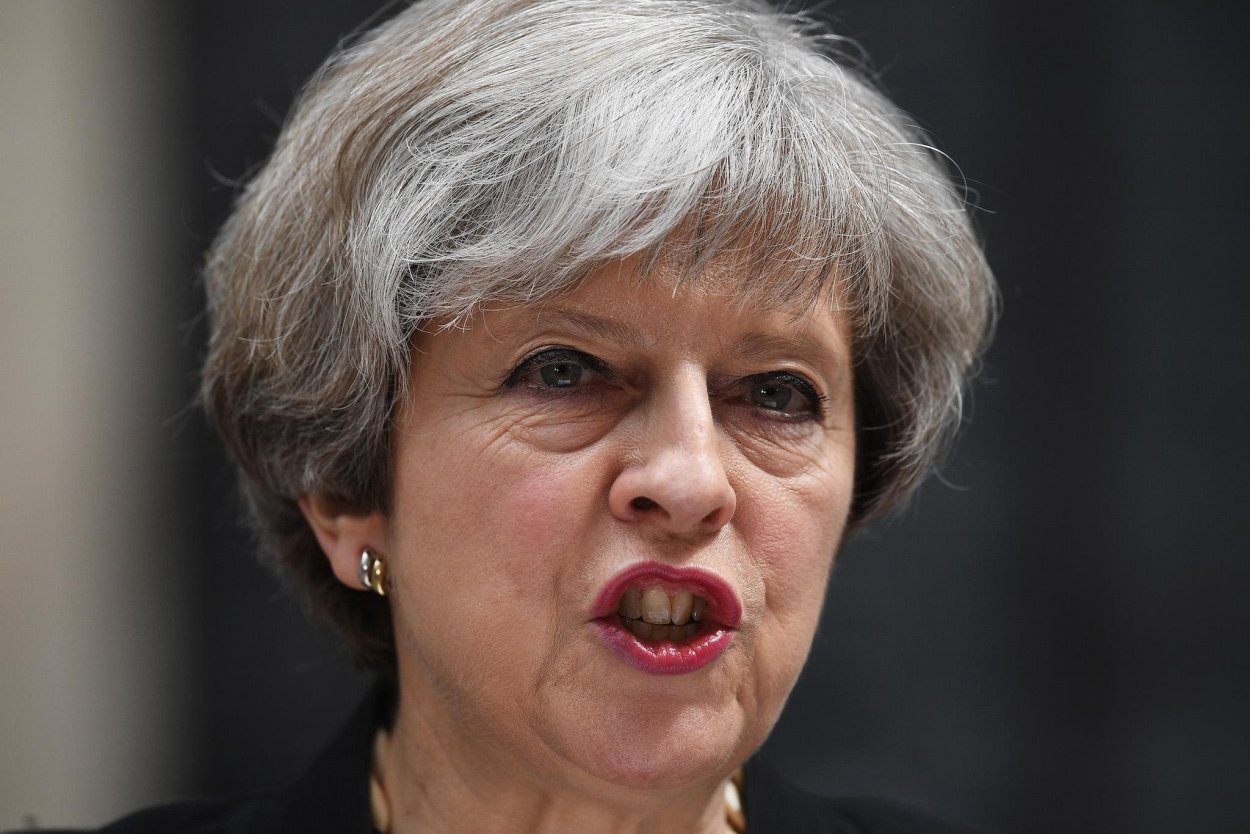 Theresa May в молодости