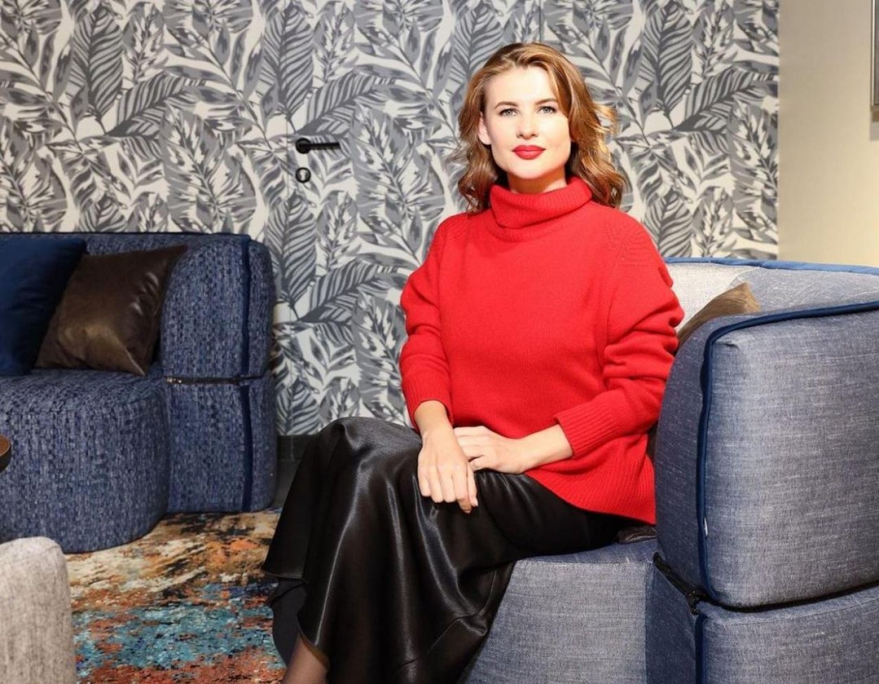 Анна Цуканова с мужем