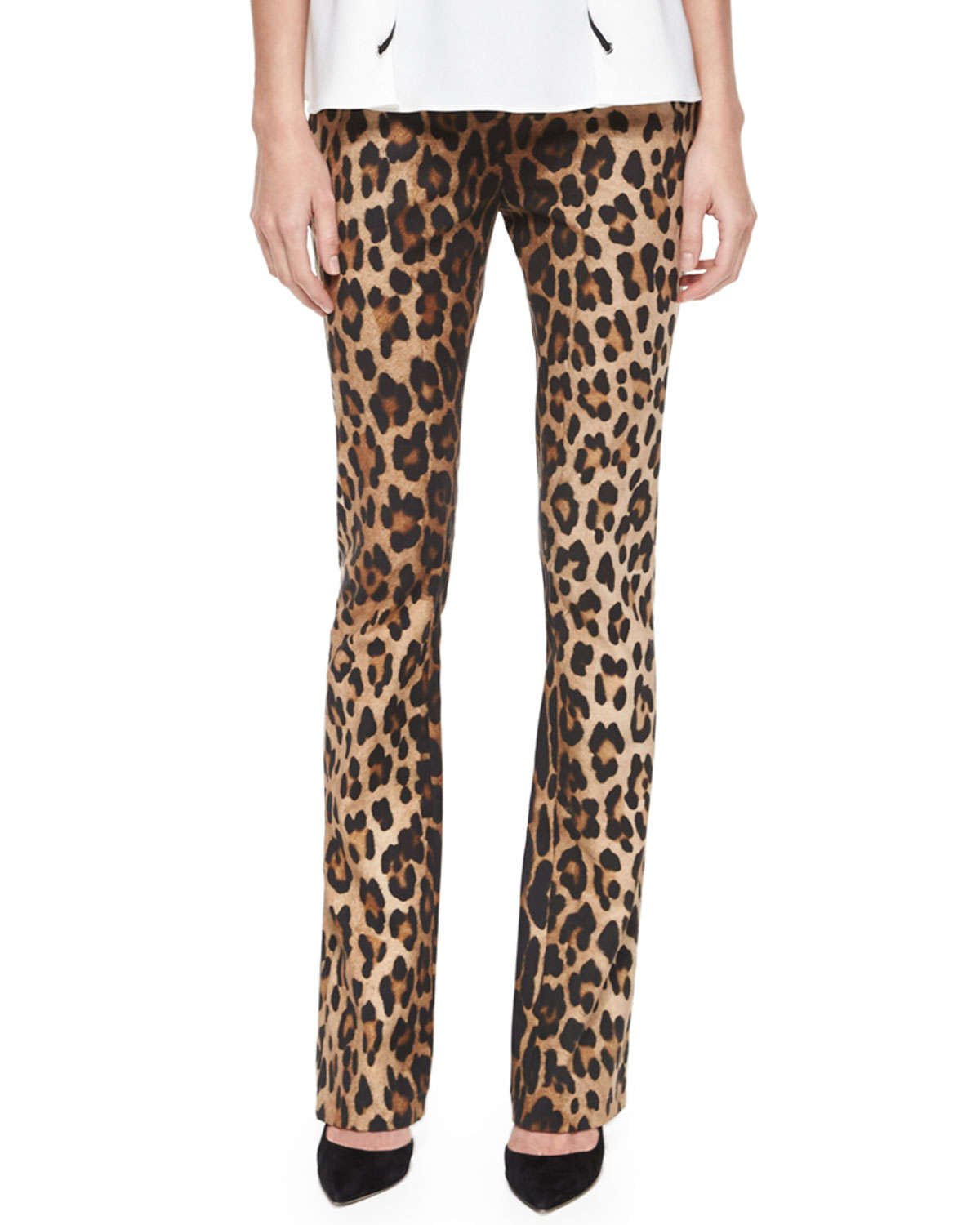 Леопардовые джинсы