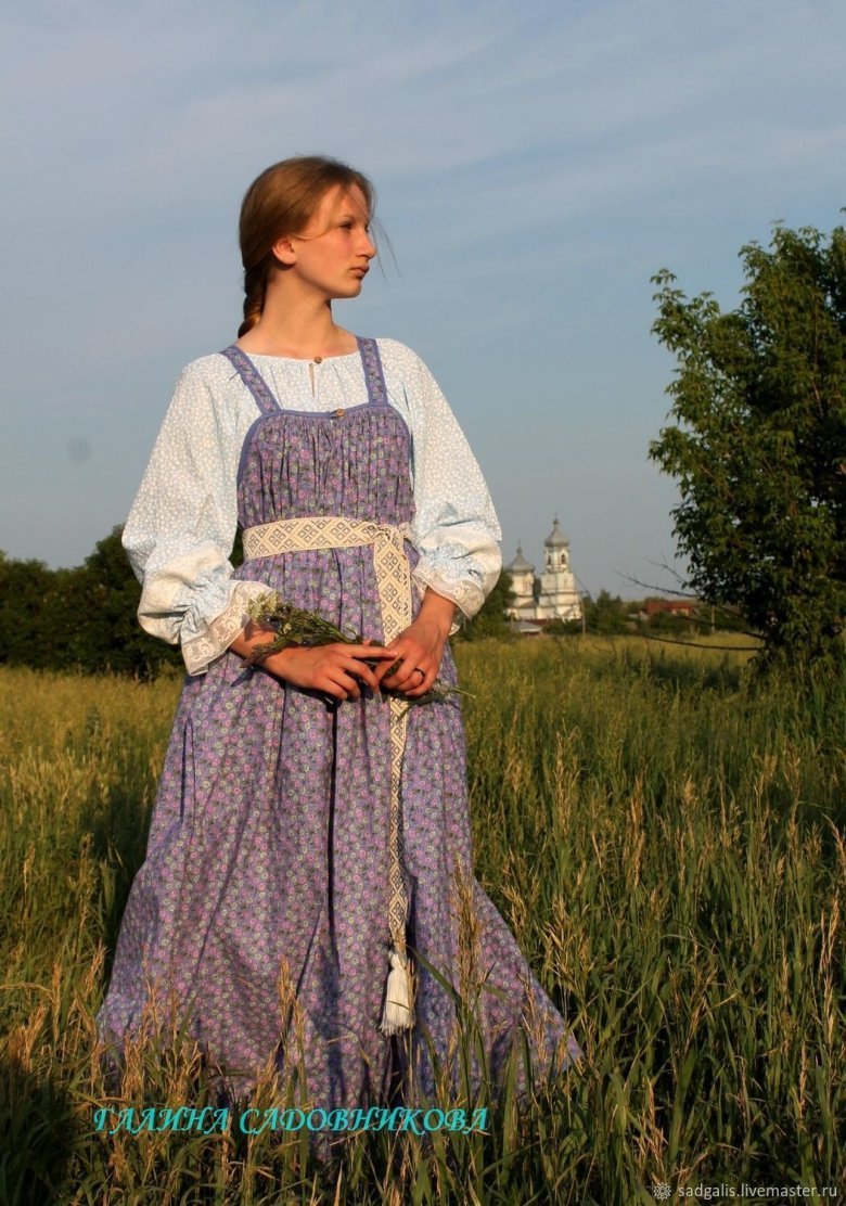 Сарафан крестьянка