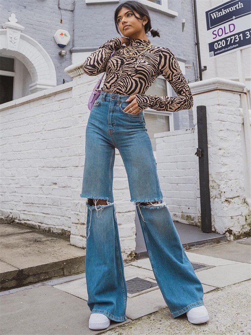 Cropped Flare джинсы