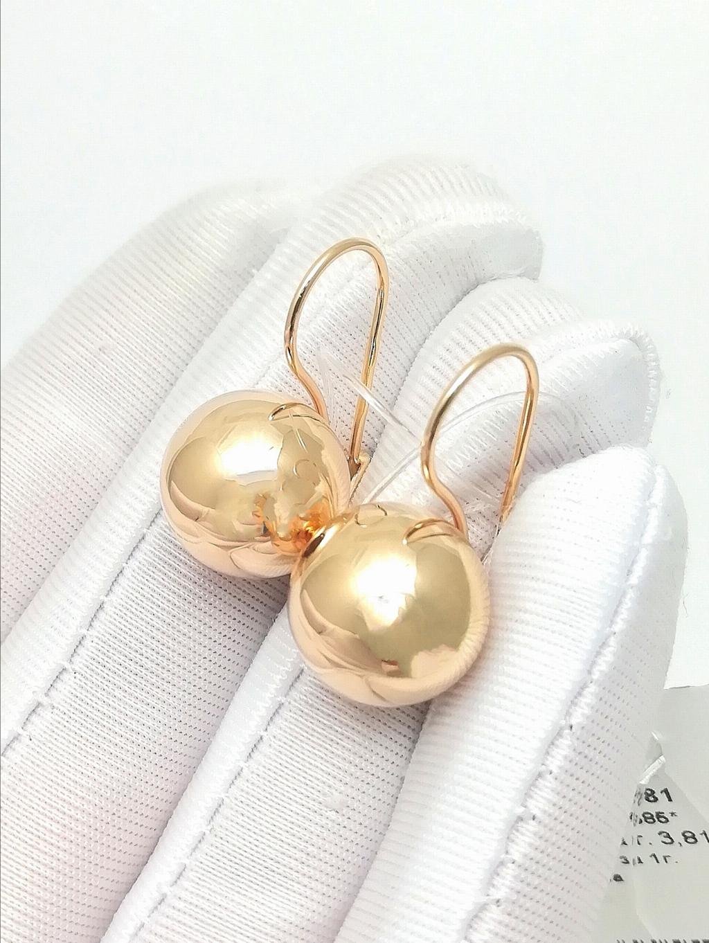 Серьги шары
