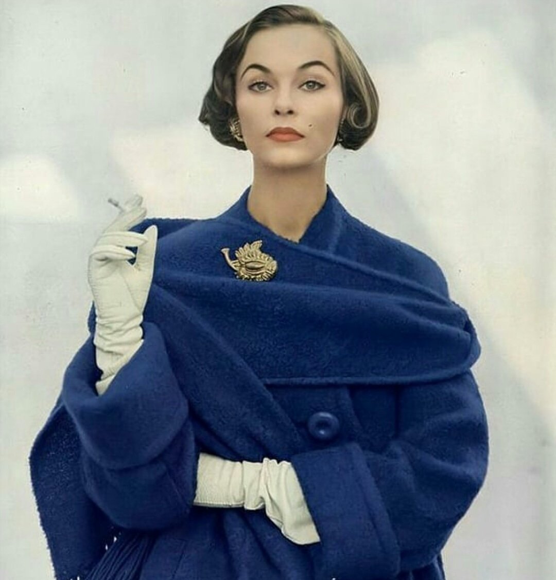 Сюзи Паркер в Баленсиаге 1950-е