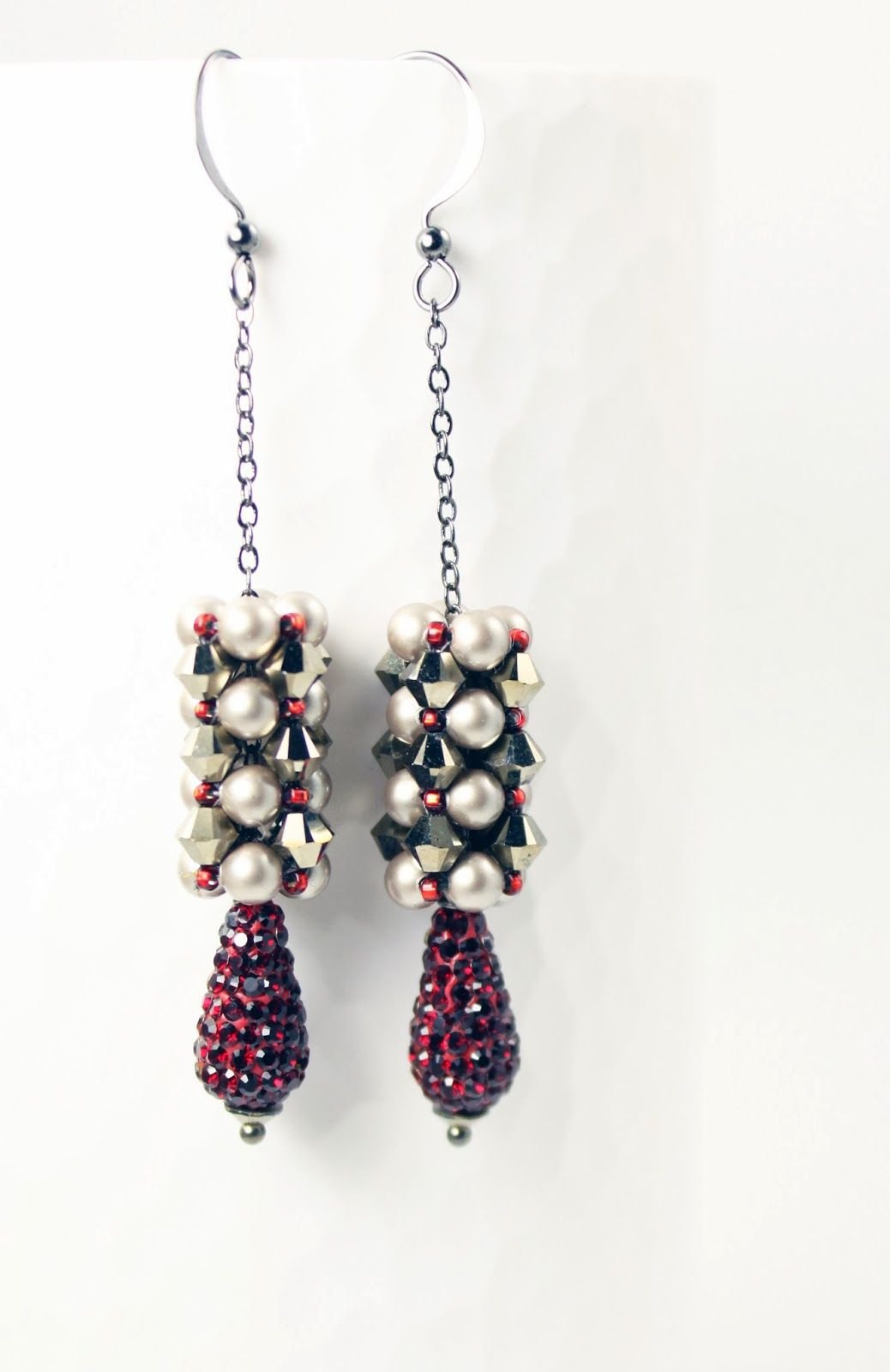 Серьги из бисера