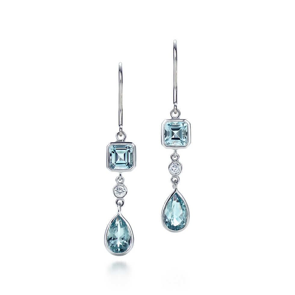 Серьги Aquamarine 33522-s-a