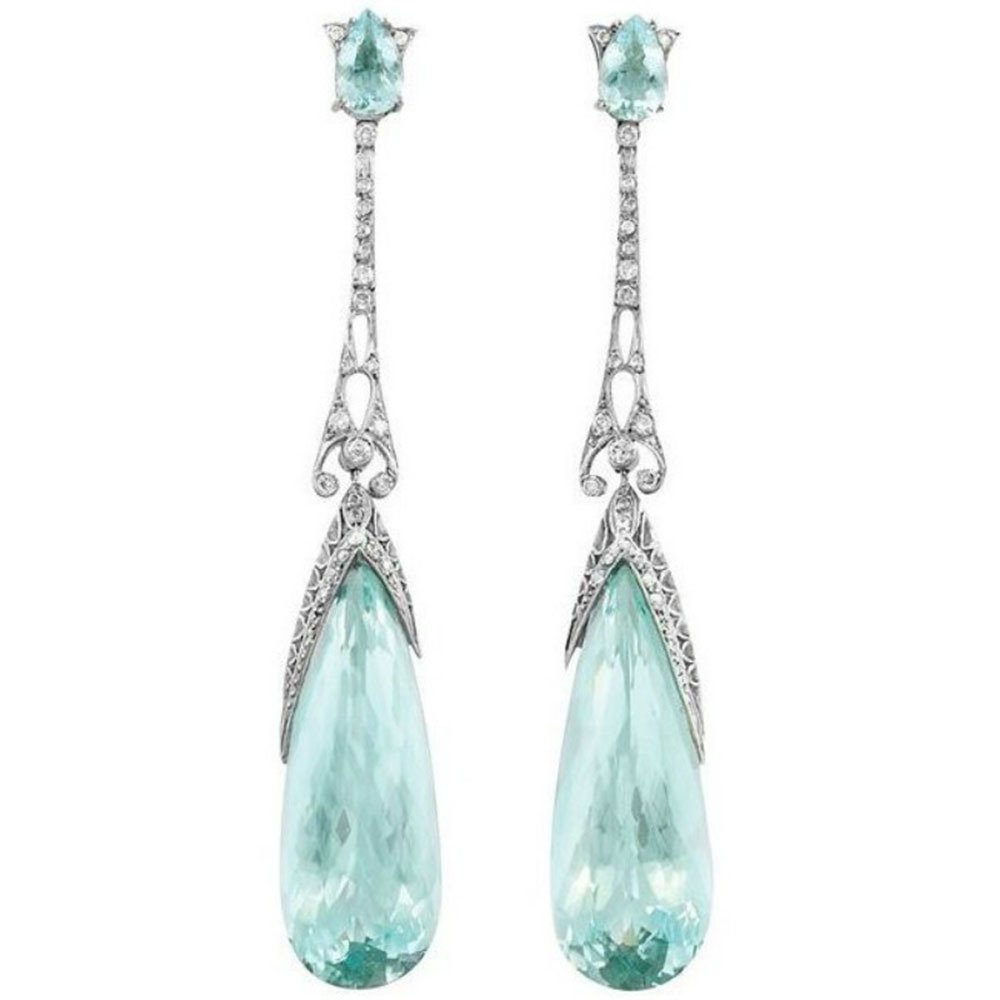 Серьги Aquamarine 4408601a-s-a