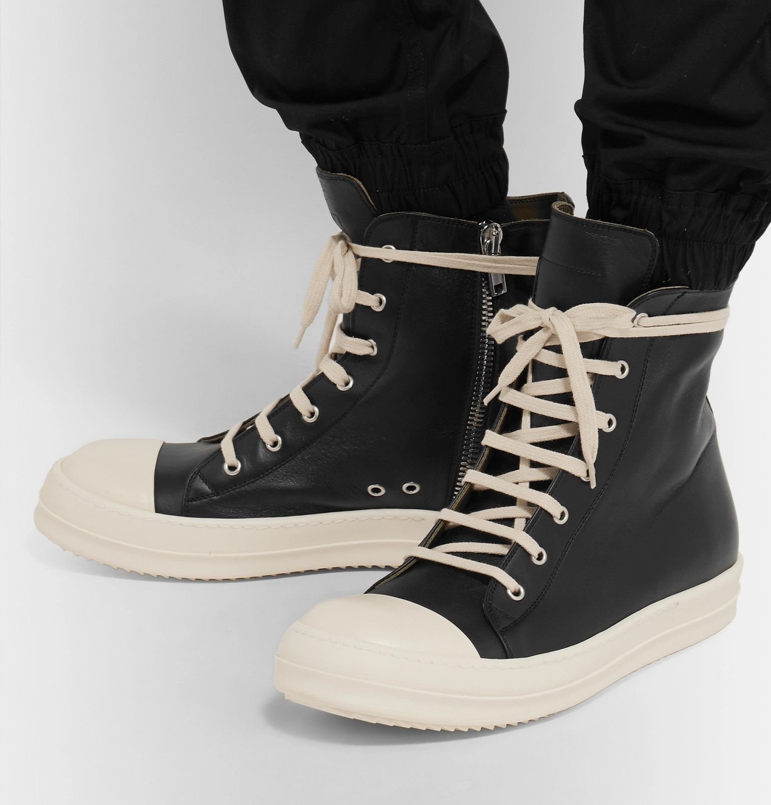 Rick owens geobasket chrome hearts