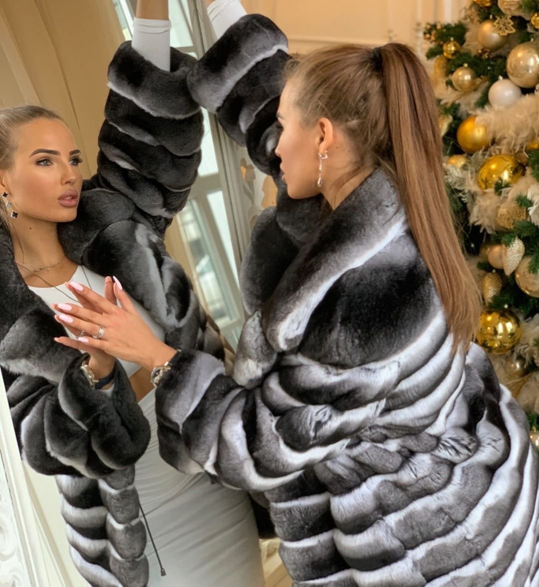 Шапка Лана шиншилла