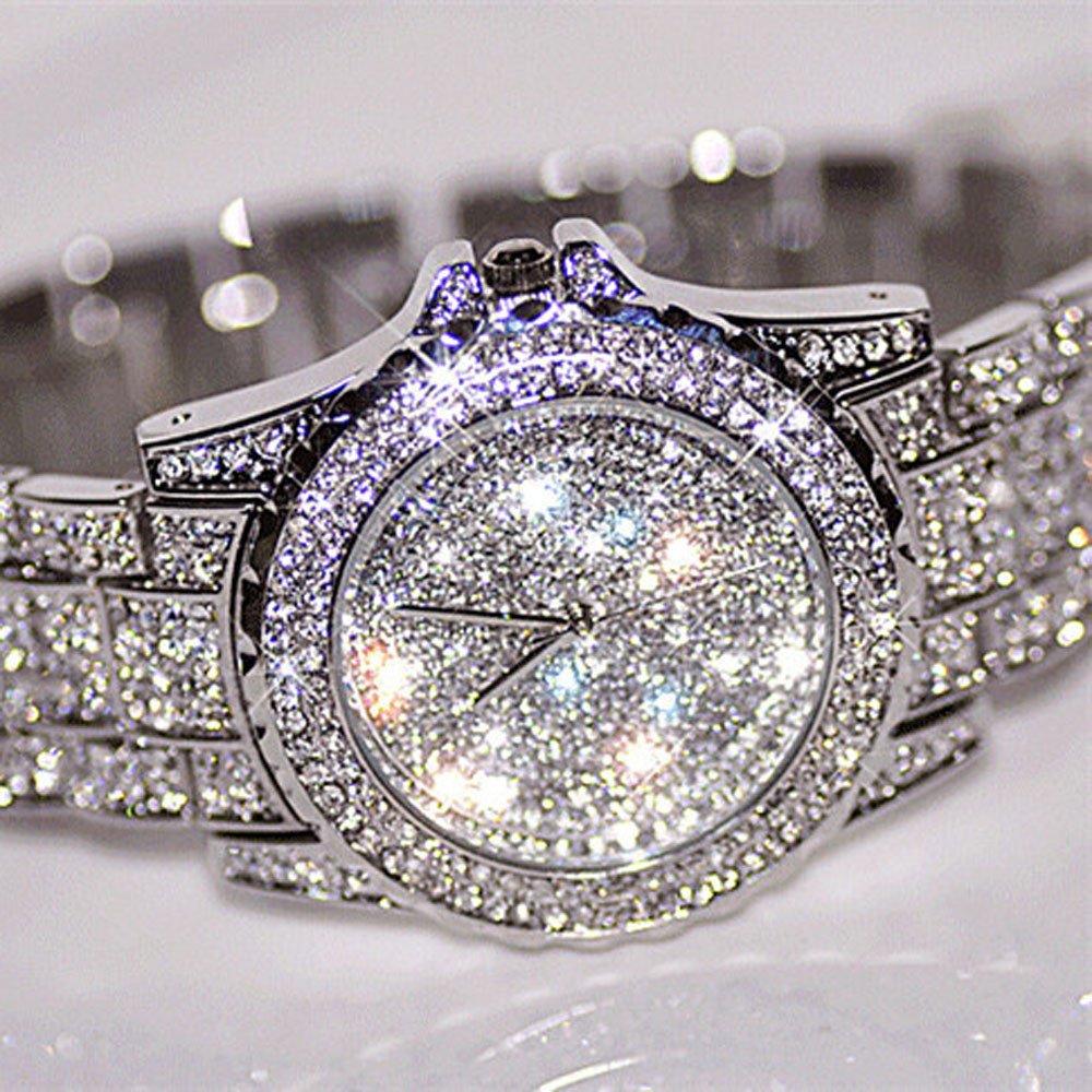 Часы Quartz женские со стразами
