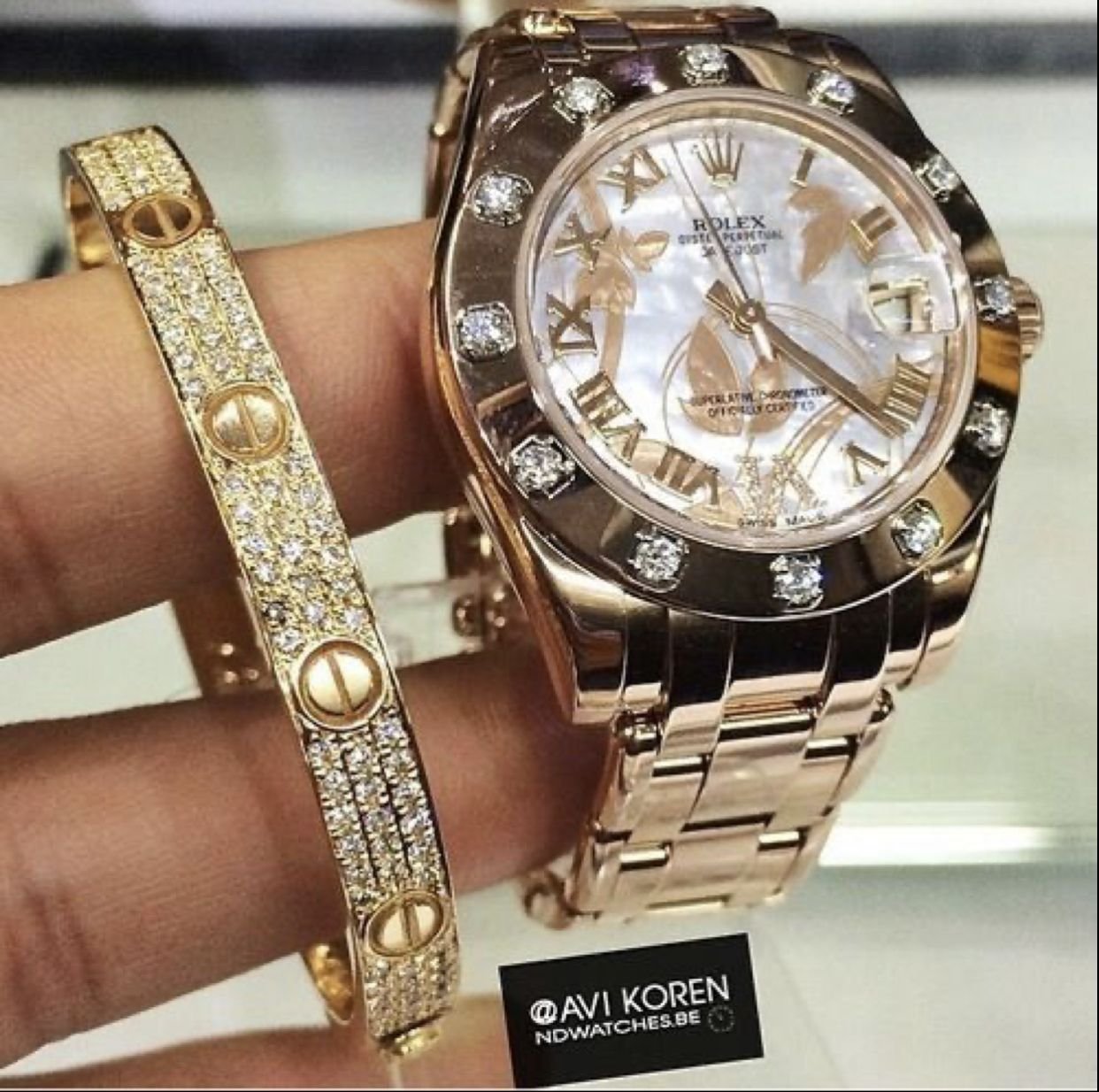 Браслеты Cartier с Rolex