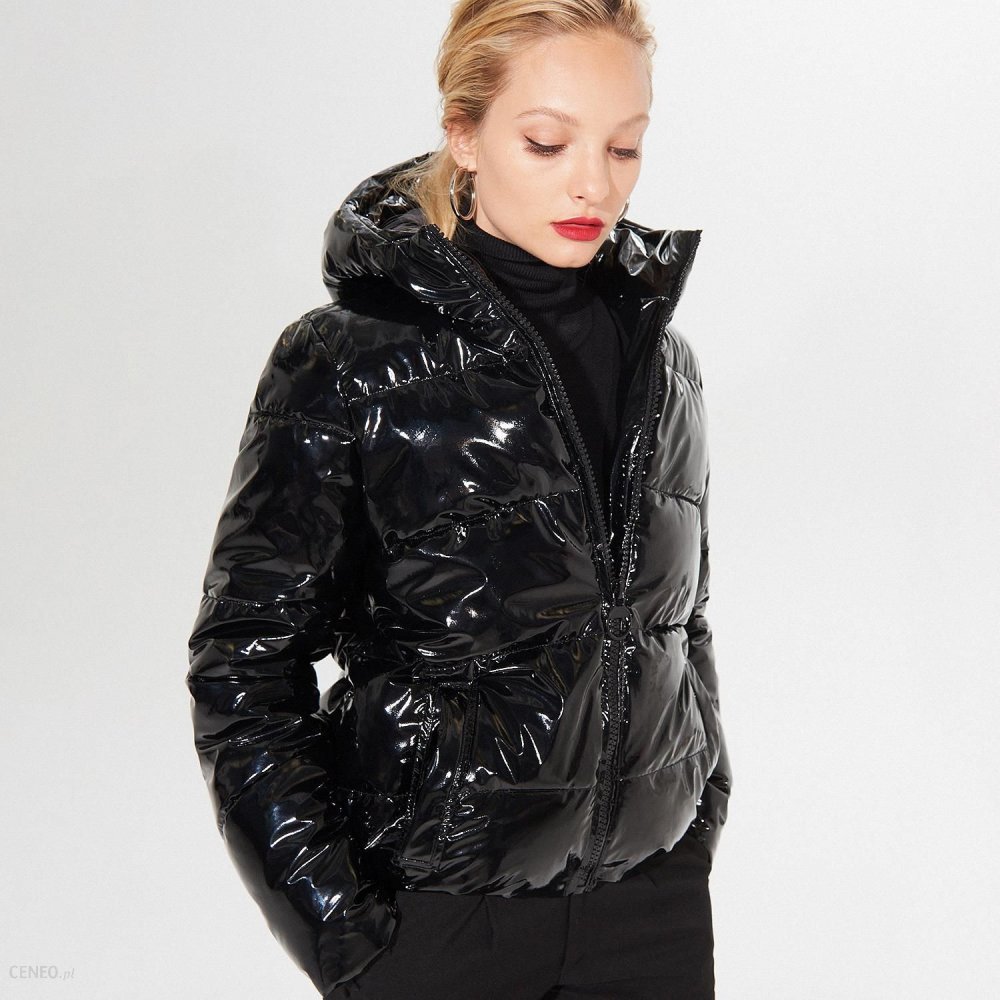 Vinyl Puffer down Coat