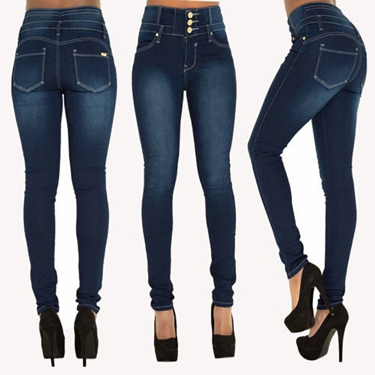 Джинсы skinny High Waist