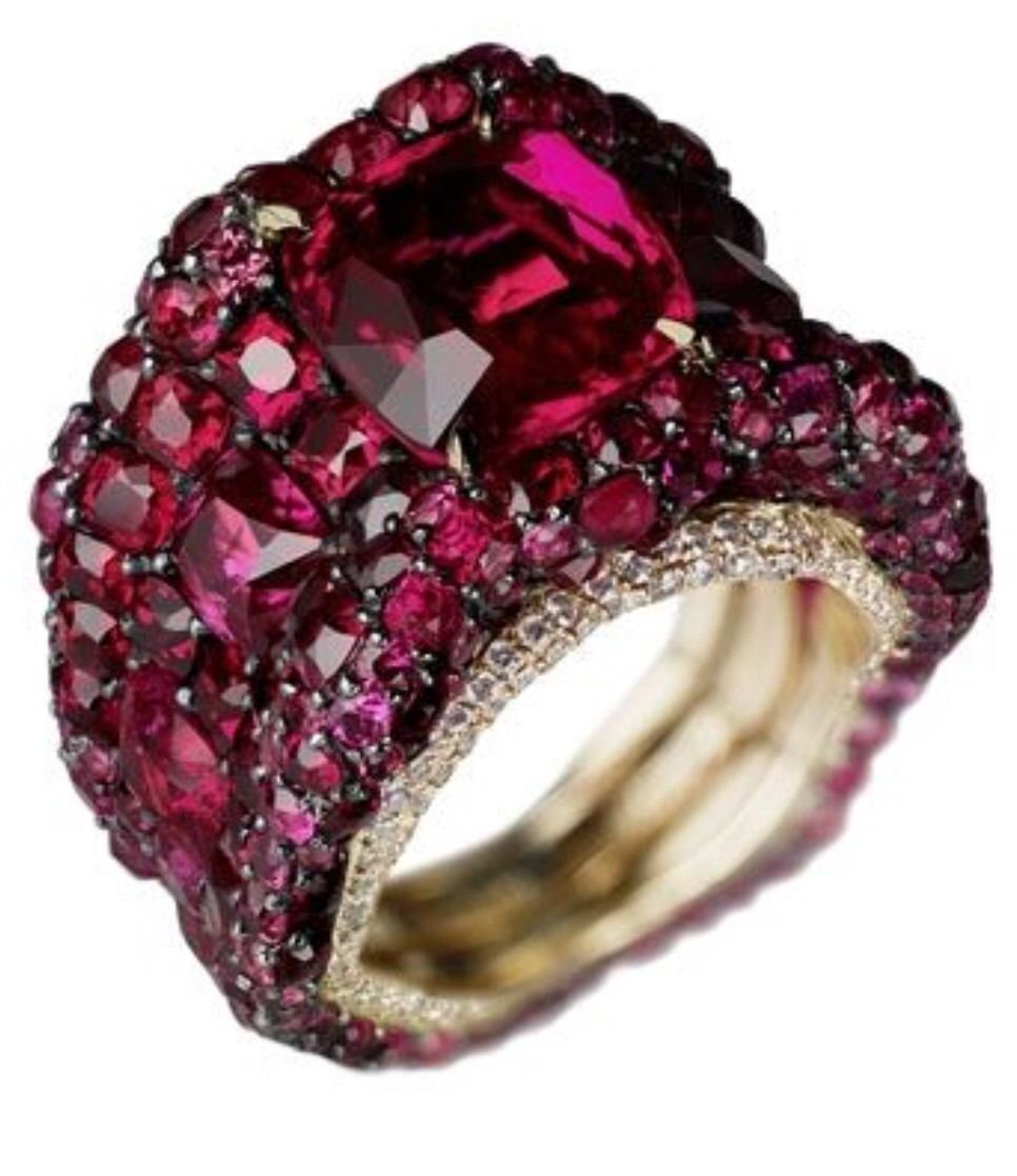 Рубином кольцо Faberge