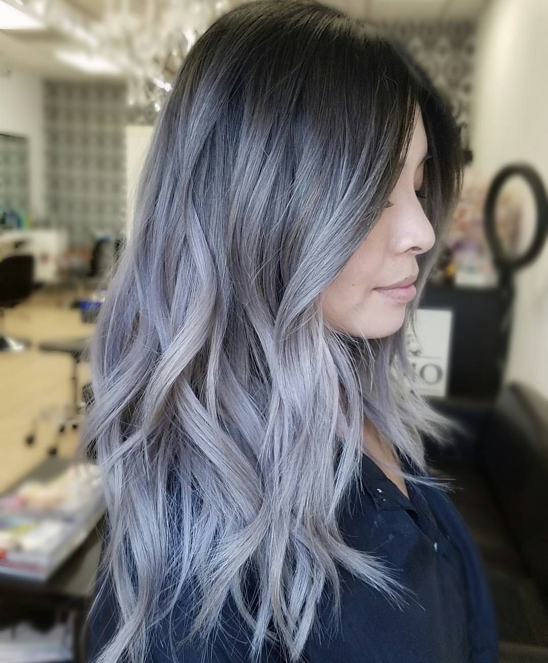 Grey Ombre hair