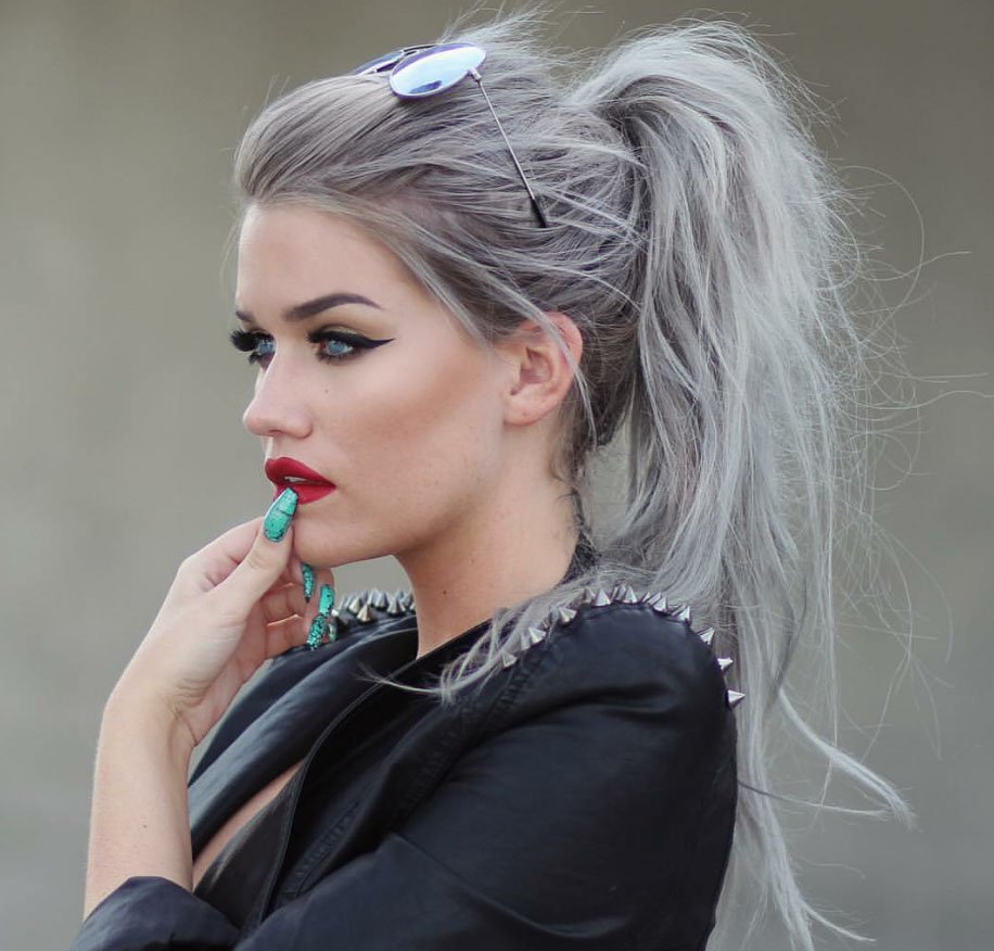 Gray hair (серебристые оттенки волос)