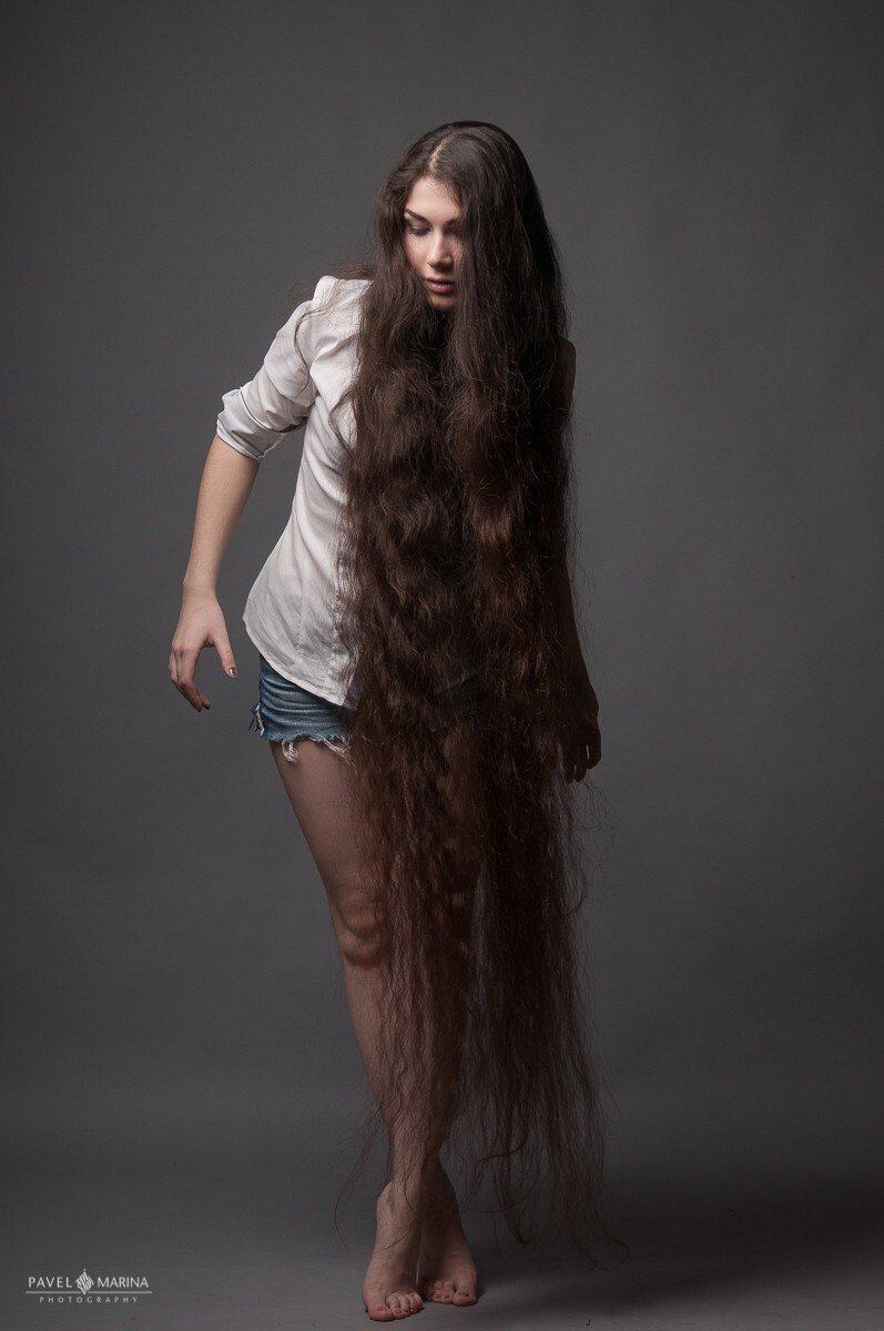 Елена Олешкевич very long hair