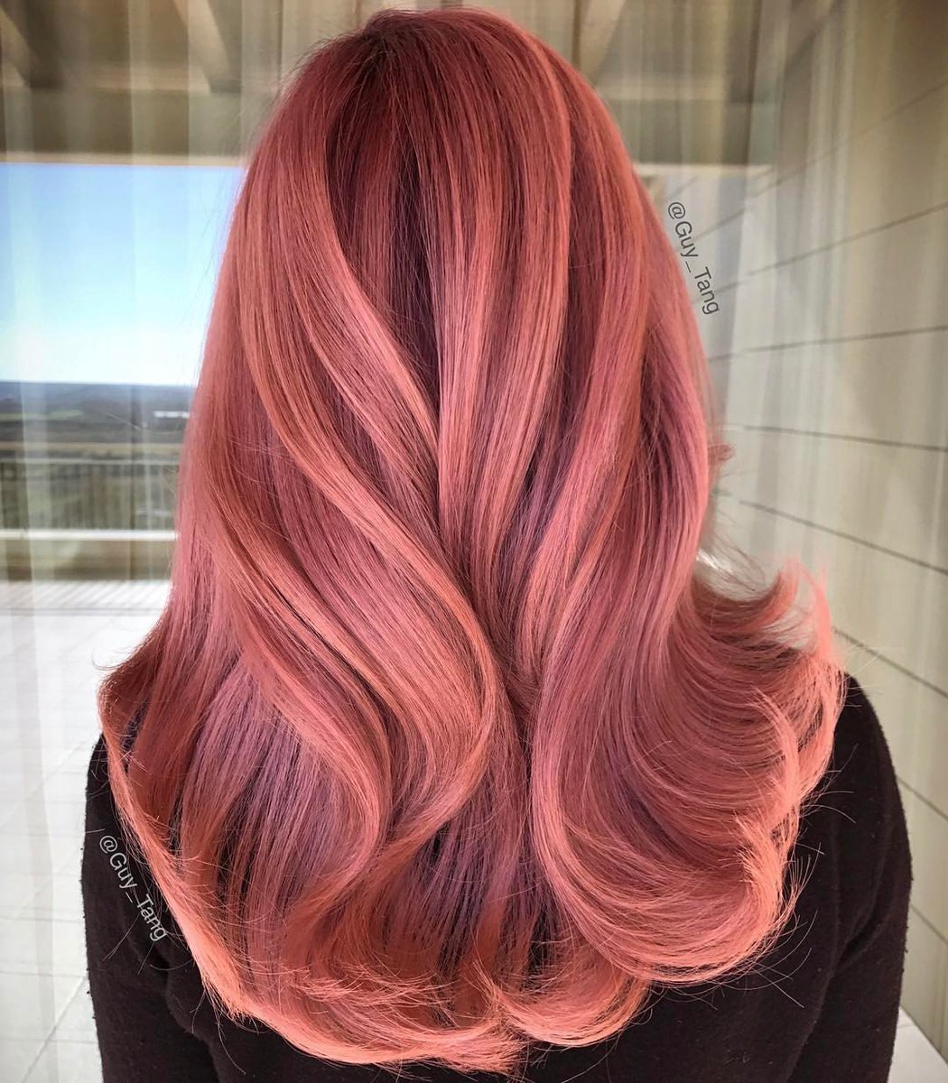 Rose Gold окрашивание