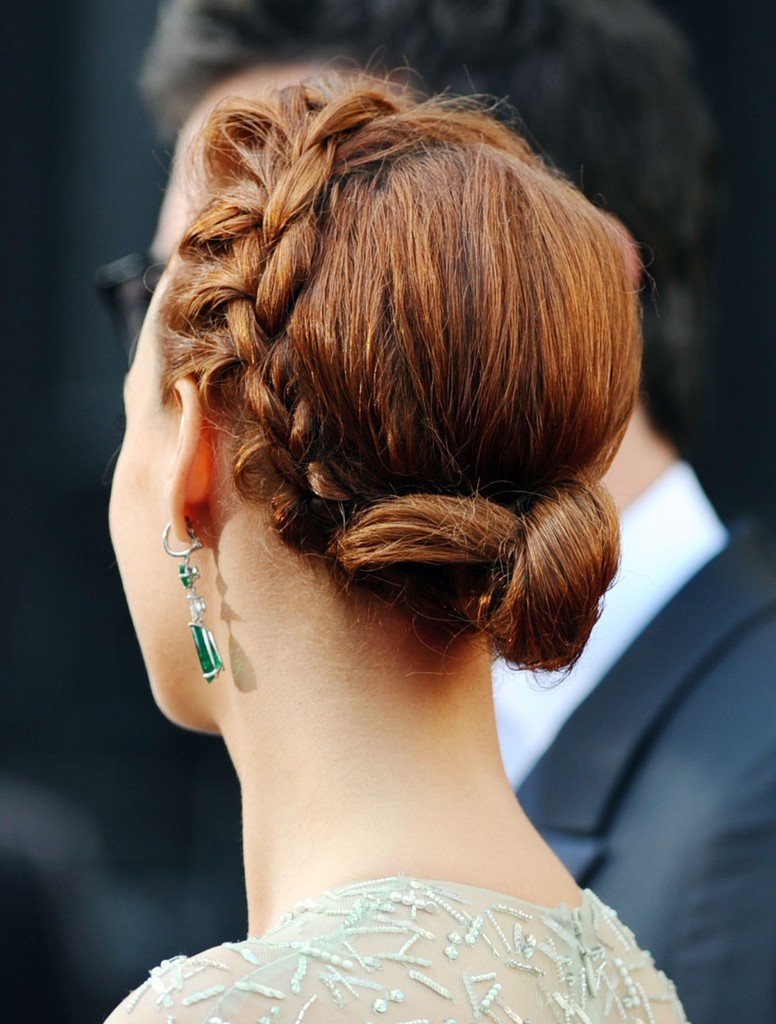 Braid bun прическа