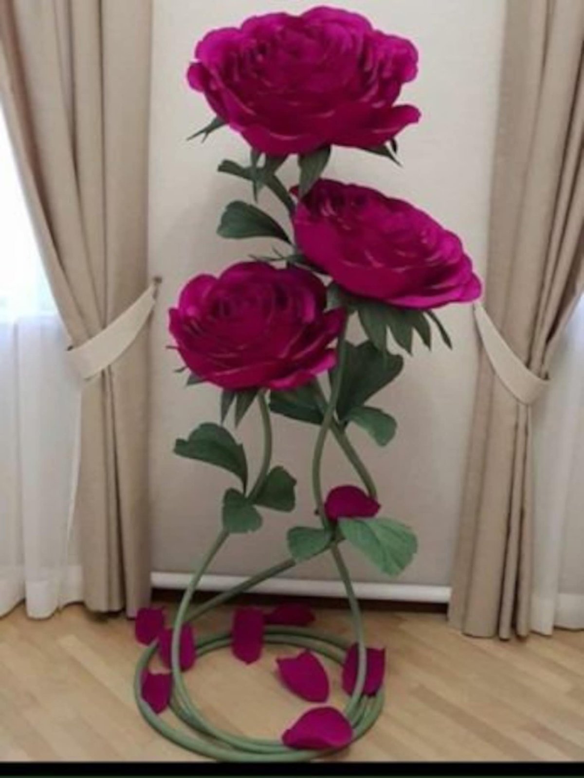 Цветы из изолона