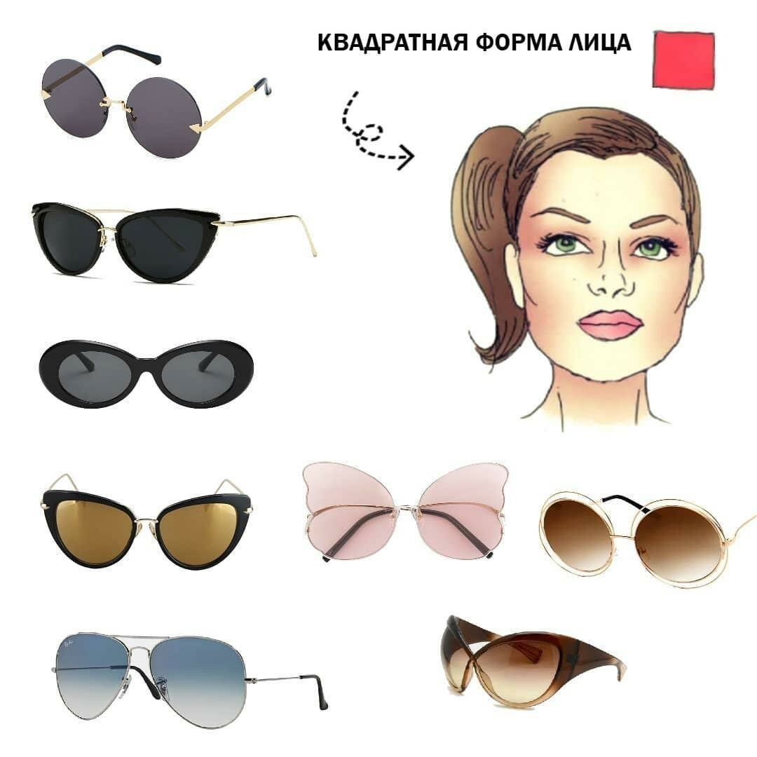 Форма лица и очки