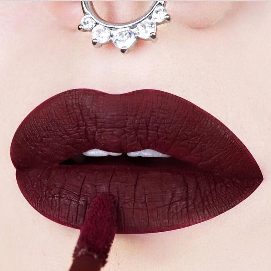 Помада Dark Burgundy mat