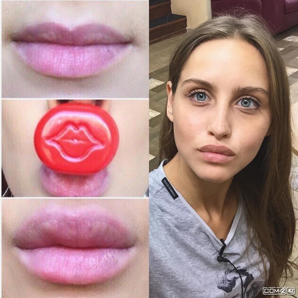 Увеличенные губы красивые