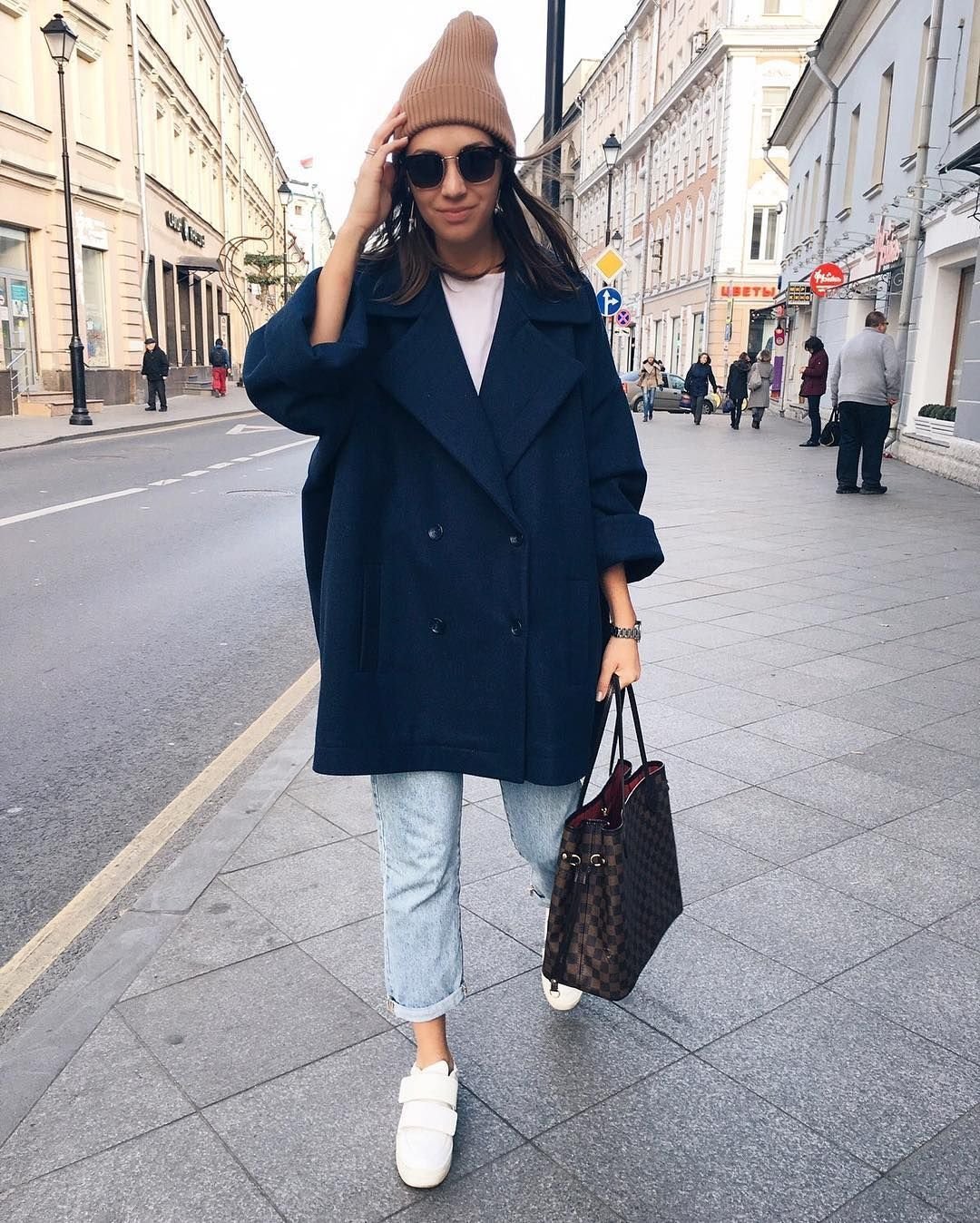 Mango черное длинное пальто Oversize