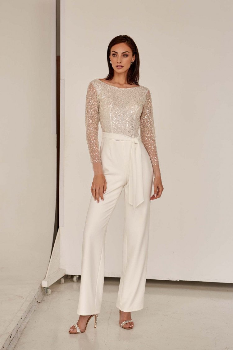 Zuhair Murad белый брючный костюм