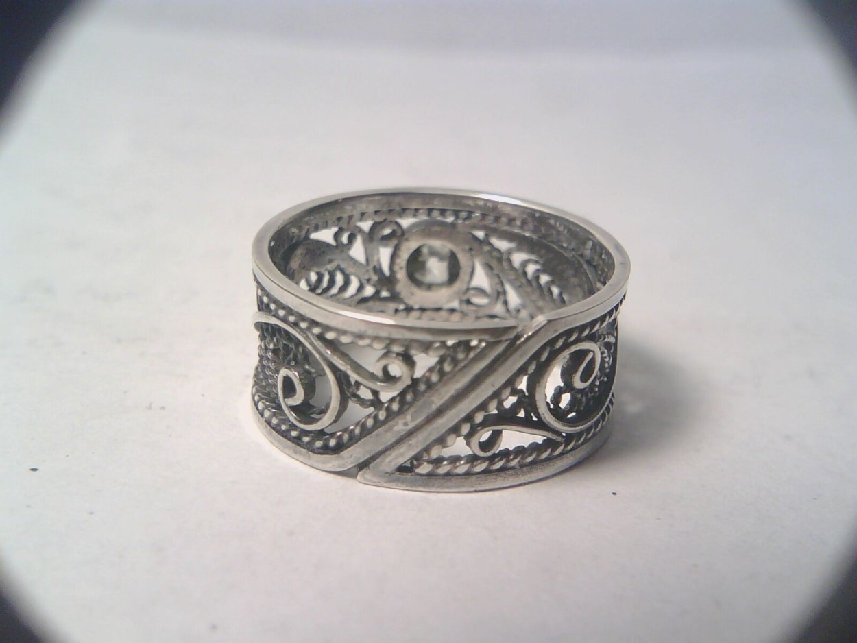 Серебряные кольца скань филигрань