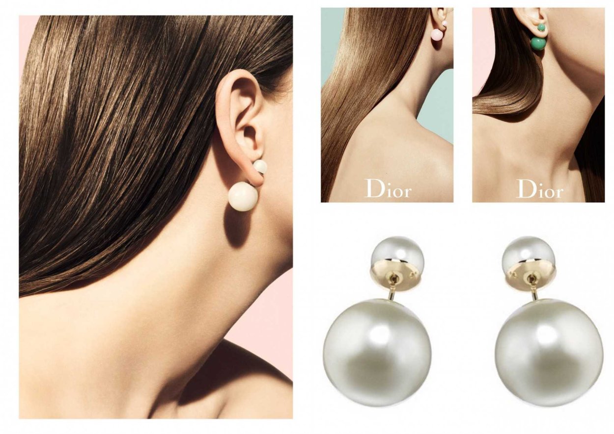 Серьги Dior tribales