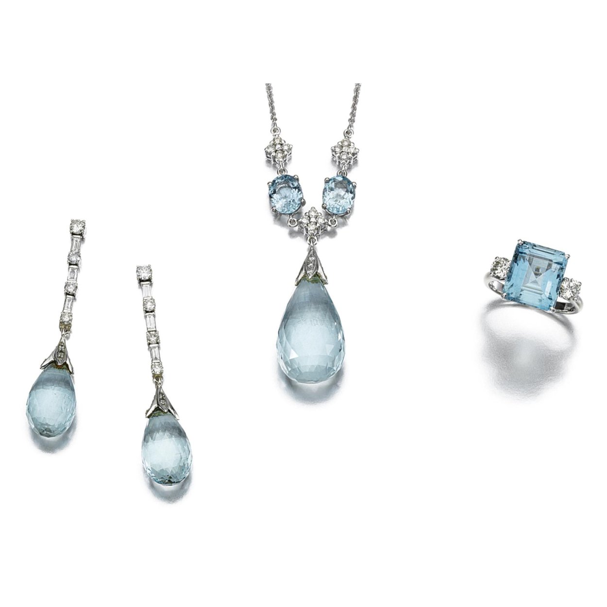 Серьги Aquamarine 4387919a-s-a